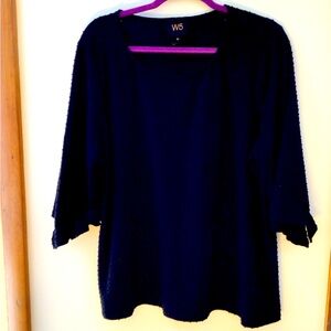 W5 Women's Classic Black Blouse